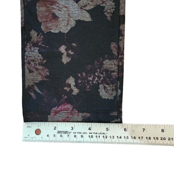 Michel Studio Pants Women's Size 2X Floral Print Straight Leg - Picture 6 of 14